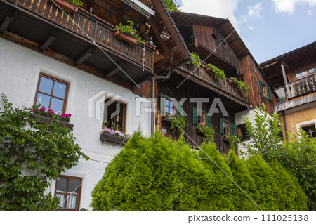 A view of the street life of Hallstatt 111025138