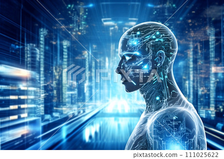AI technology/artificial intelligence/brain science "AI generated images" 111025622