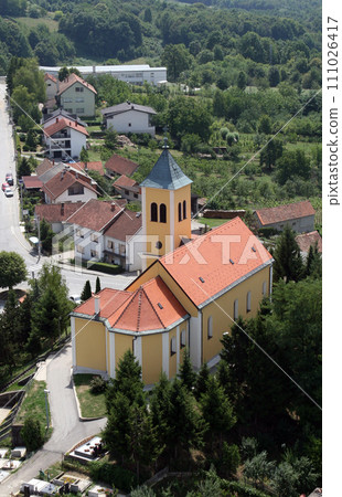 Parish Church of Holy Cross in Kravarsko, Croatia Parish Church of Holy Cross in Kravarsko, Croatia 111026417