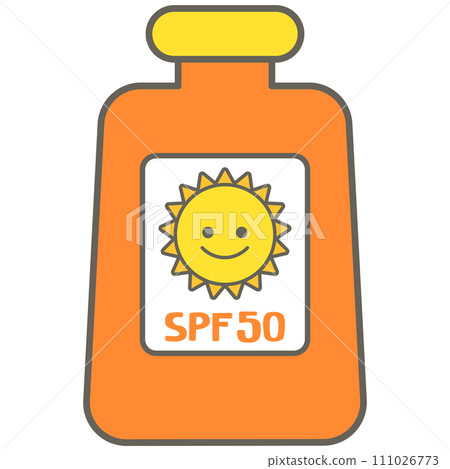 summer vibes cute sunscreen sun screen lotion bottle 111026773