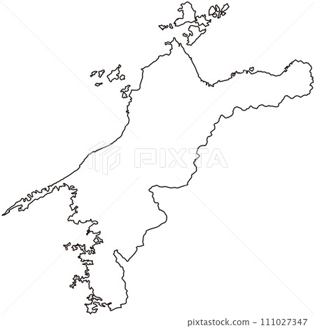 愛媛郡旅遊地圖空白地圖圖標 111027347