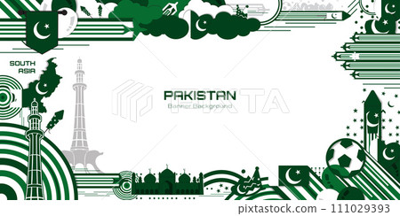 Happy Independence Day of Pakistan, illustration background design, country theme Happy Independence Day of Pakistan, illustration background design, country theme 111029393