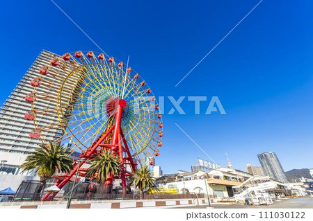 神戶臨海樂園馬賽克摩天輪 兵庫縣神戶市 神戶臨海樂園馬賽克摩天輪 兵庫縣神戶市 111030122