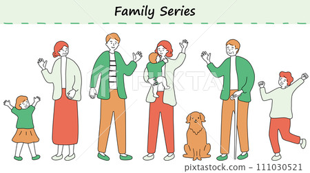 Third generation family with a smile 111030521