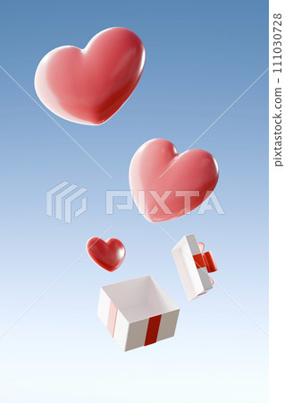 Various heart shapes to convey love with your heart for a happy Valentine's Day. Various heart shapes to convey love with your heart for a happy Valentine's Day. 111030728