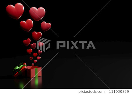 Various heart shapes to convey love with your heart for a happy Valentine's Day. Various heart shapes to convey love with your heart for a happy Valentine's Day. 111030839