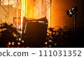 The warm light in front of window  111031352