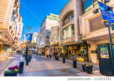 日本橫濱城市景觀 橫濱受歡迎的購物街元町等景觀。 日本橫濱城市景觀 橫濱受歡迎的購物街元町等景觀。 111031761