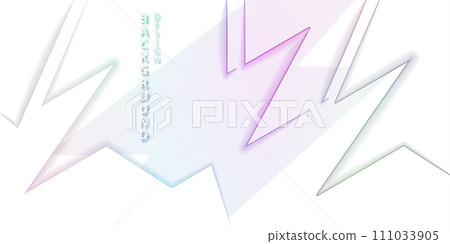 abstract gradient background, zigzag style line art shadow 111033905