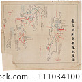 War materials: Kerama Islands unit layout map 111034100