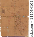 War materials　Okinawa operation progress map (divided map below) 111034101