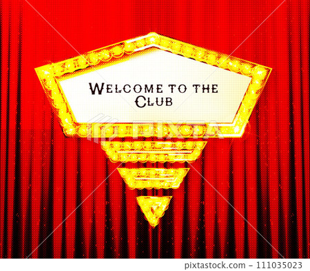 Frame with glowing shiny LED light bulbs Frame with glowing shiny LED light bulbs 111035023