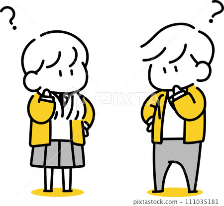 Thinking male and female students 111035181