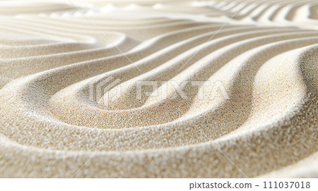 Enlarged image background of Karesansui sand “AI generated image” 111037018
