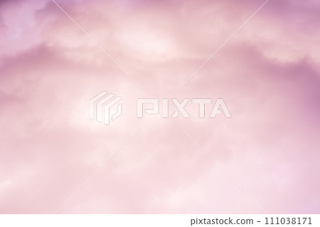 Beautiful sunset sky 111038171