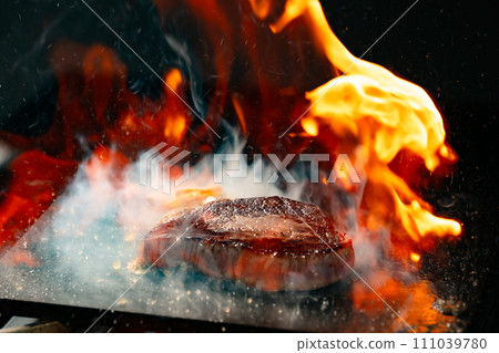 Meat Steak Flambée Meat Steak Flambée 111039780