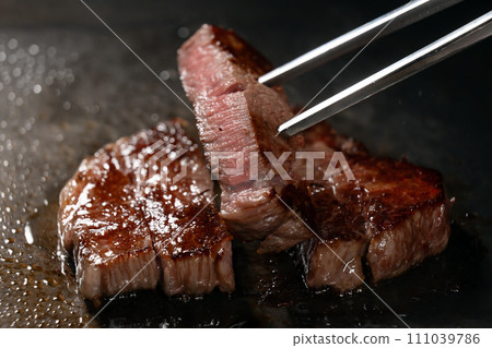 Steak meat iron plate 111039786