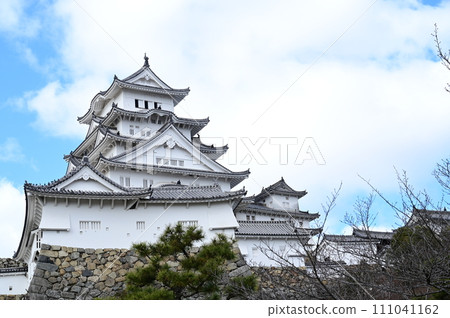 Himeji Castle seen from around Kisai Monzeki (World Heritage Site) 111041162