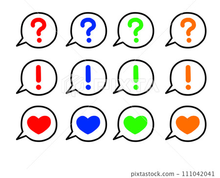 語音氣泡符號？ ！心 111042041