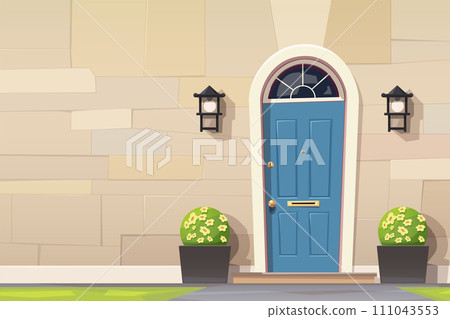 door at wall 111043553