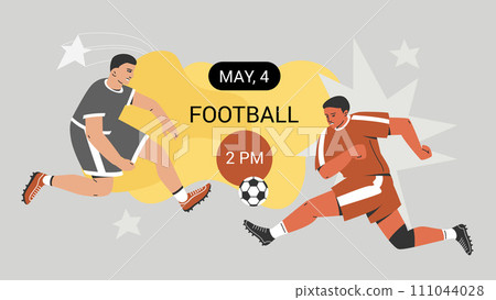 Football Play Poster Template Football Play Poster Template 111044028