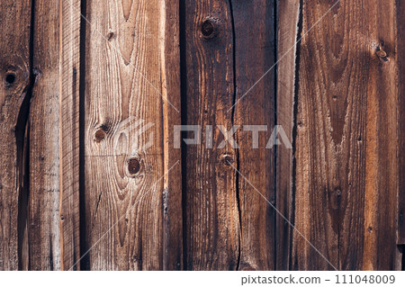 Beautiful wooden vintage background with boards. 111048009