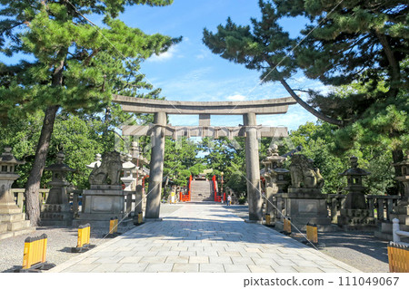 大阪/住吉大社表參道/西鳥居 大阪/住吉大社表參道/西鳥居 111049067