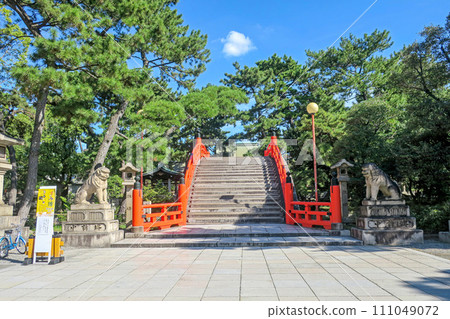 The symbol of Sumiyoshi Taisha in Osaka! Sori Bridge (Taiko Bridge) The symbol of Sumiyoshi Taisha in Osaka! Sori Bridge (Taiko Bridge) 111049072