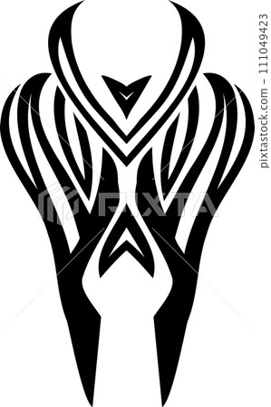 tribal line art tribal line art 111049423