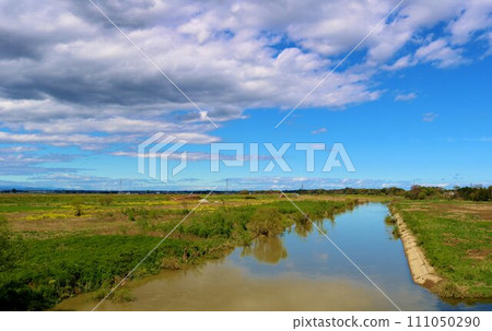 有河的風景:寧靜的春天渡良瀨 有河的風景:寧靜的春天渡良瀨 111050290