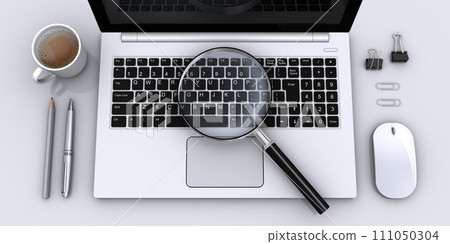 商業景觀桌面視圖，電腦工作搜尋圖像 111050304