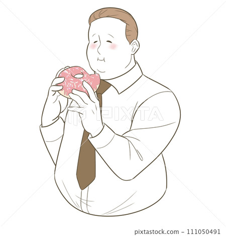 吃甜甜圈的男人 111050491