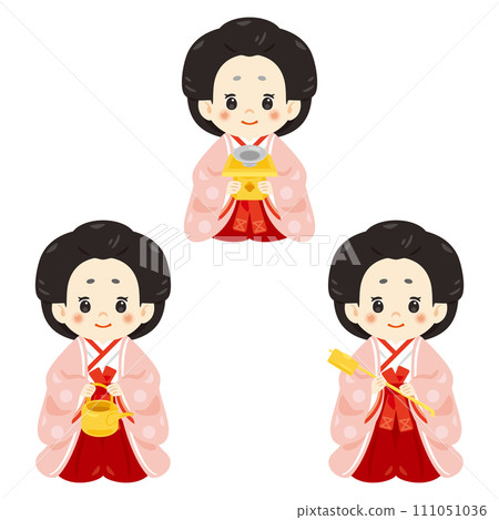 Doll's Festival Three Officials Set Doll's Festival Three Officials Set 111051036