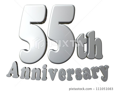 3DCG characters "55th Anniversary/55th anniversary" Silver, Silver 3DCG characters "55th Anniversary/55th anniversary" Silver, Silver 111051083