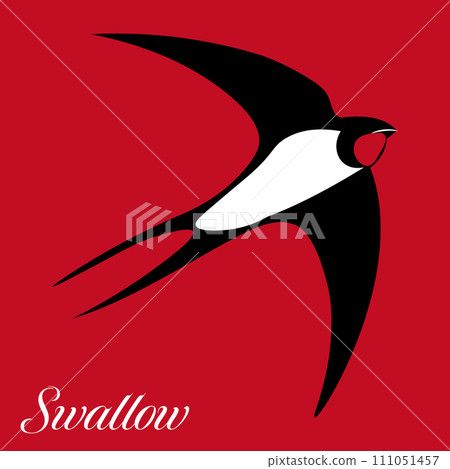飛翔的燕子有背景的插圖 飛翔的燕子有背景的插圖 111051457