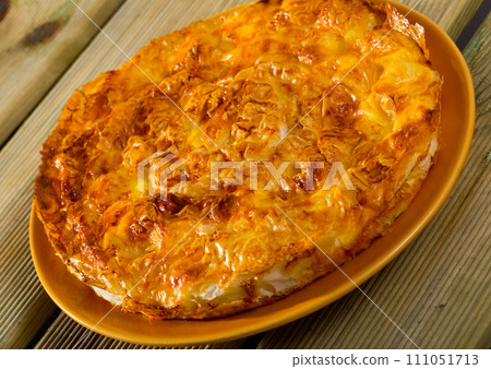 Traditional Bulgarian pie Banitsa Traditional Bulgarian pie Banitsa 111051713