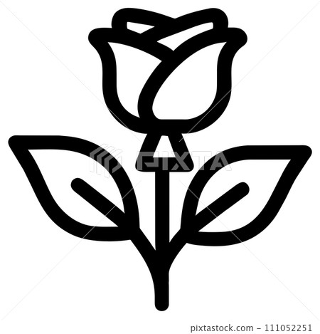icon rose flower Al generated icon rose flower Al generated 111052251