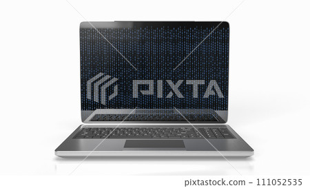 The notebook or laptop for Business or technology concept 3d rendering. 111052535