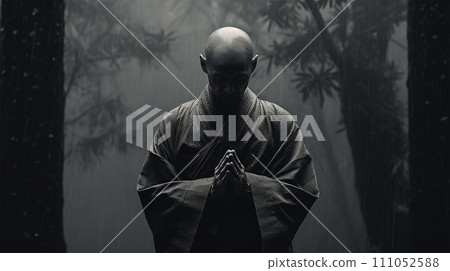 日本和尚的形象No1-6- 日本和尚的形象No1-6- 111052588