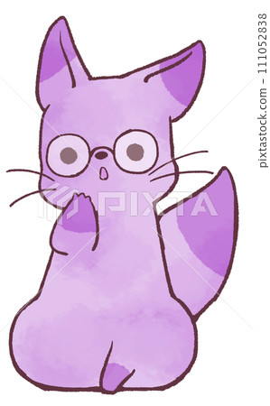 戴眼鏡的狐狸（紫色） 111052838