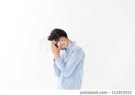 A worried man A worried man 111053052