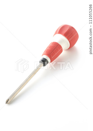 Photographing the driver against a white background Photographing the driver against a white background 111055266