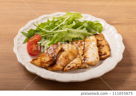 Swordfish grilled in butter and soy sauce 111055675