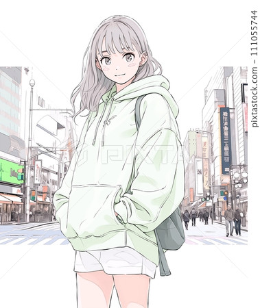 Women's illustrations, hoodies, women's fashion "AI generated images" Women's illustrations, hoodies, women's fashion "AI generated images" 111055744