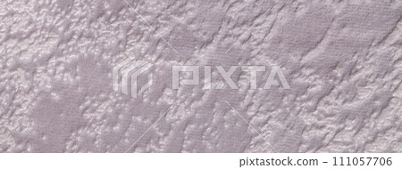 Texture of gray velvet background from soft upholstery textile material, macro. Abstract velour grey fabric 111057706