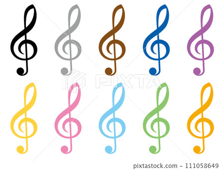 多彩的高音譜號 111058649
