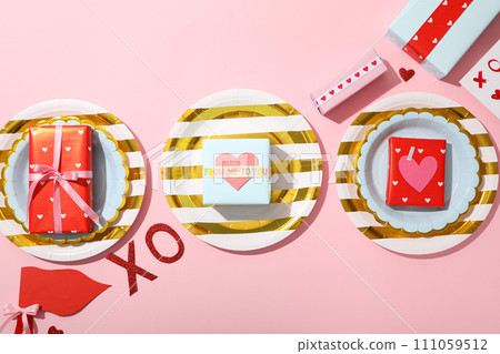 Festive accessories for the party, for Valentine's Day 111059512