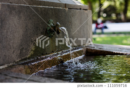 Fountain Spraying Water Fountain Spraying Water 111059716