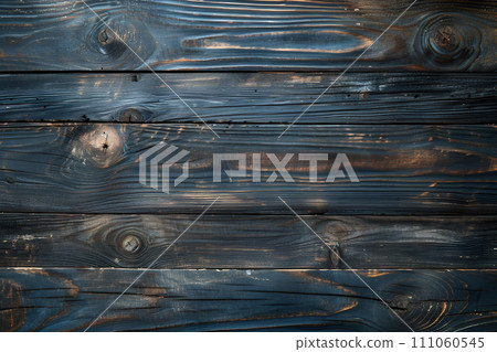 AI-generated content. Rustic wood background, top view 111060545