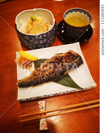 Grilled mackerel 111060842